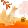 秋ときつね（11月）