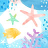 海の中（7月）