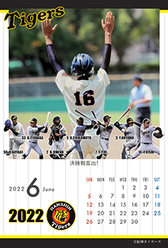 タイガース選手2022のこよみフォトカレンダーあり