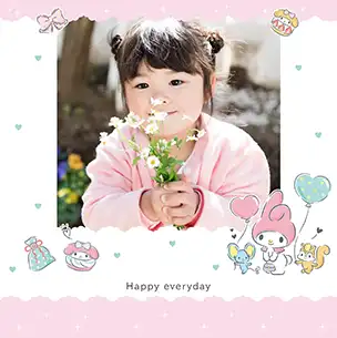 マイメロディ（第1弾）のフォトブック表紙（縦写真）