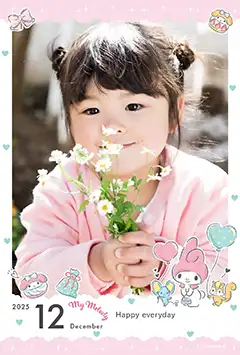 マイメロディ（第1弾）のこよみフォトカレンダーなし