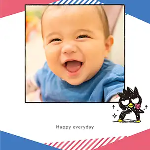 バッドばつ丸（第1弾）のフォトブック表紙（縦写真）