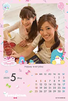 タキシードサム（第3弾）のこよみフォトカレンダーあり