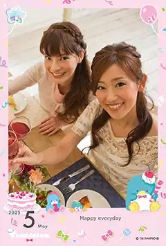 タキシードサム（第3弾）のこよみフォトカレンダーなし