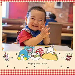 はぴだんぶい（食べ物）のフォトブック表紙