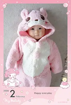 マイメロディ（第2弾）のこよみフォトカレンダーなし