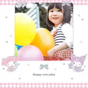 限定②マイメロディ＆クロミのフォトブック表紙（縦写真）