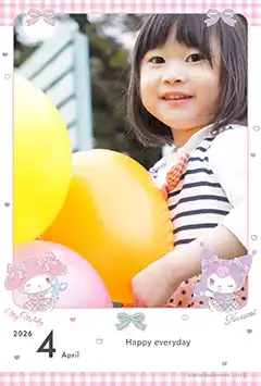 限定②マイメロディ＆クロミのこよみフォトカレンダーなし