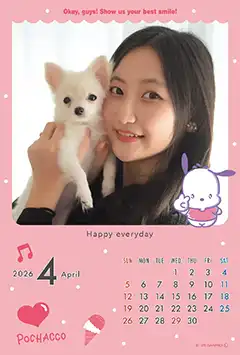 ポチャッコ（第4弾）のこよみフォトカレンダーあり