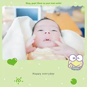 けろけろけろっぴ（第4弾）のフォトブック表紙