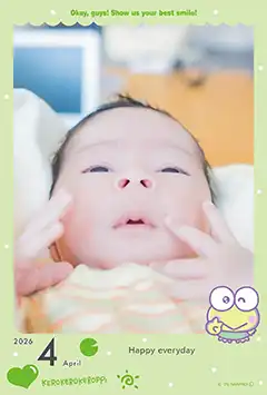 けろけろけろっぴ（第4弾）のこよみフォトカレンダーなし