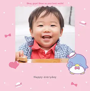 タキシードサム（第4弾）のフォトブック表紙（縦写真）