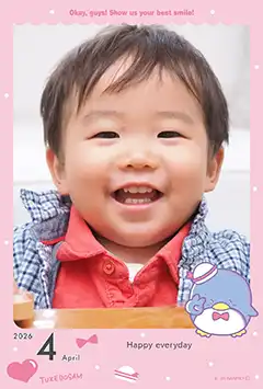 タキシードサム（第4弾）のこよみフォトカレンダーなし