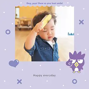 バッドばつ丸（第4弾）のフォトブック表紙（縦写真）