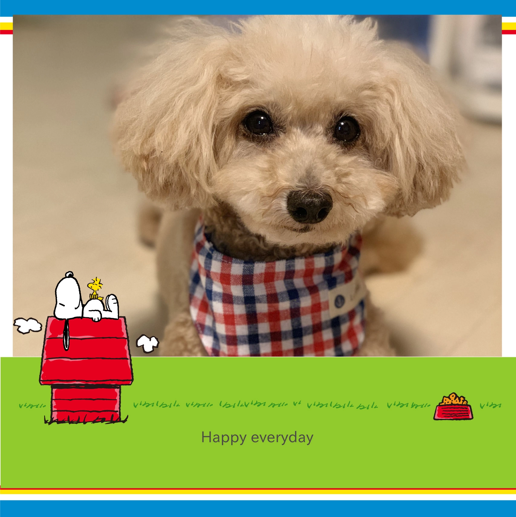 スヌーピー（おひるね）のフォトブック表紙