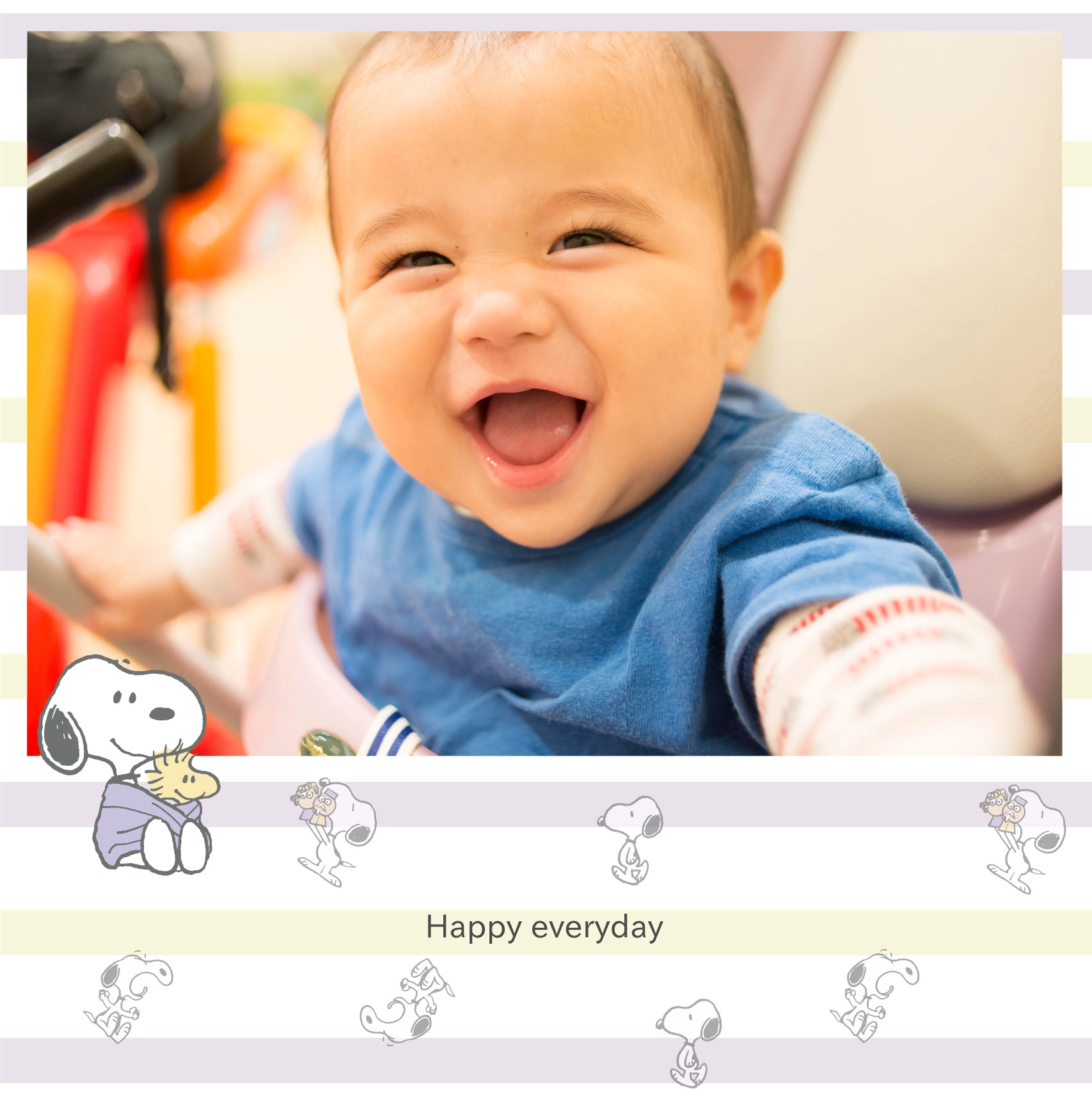 スヌーピー（ベビー）のフォトブック表紙