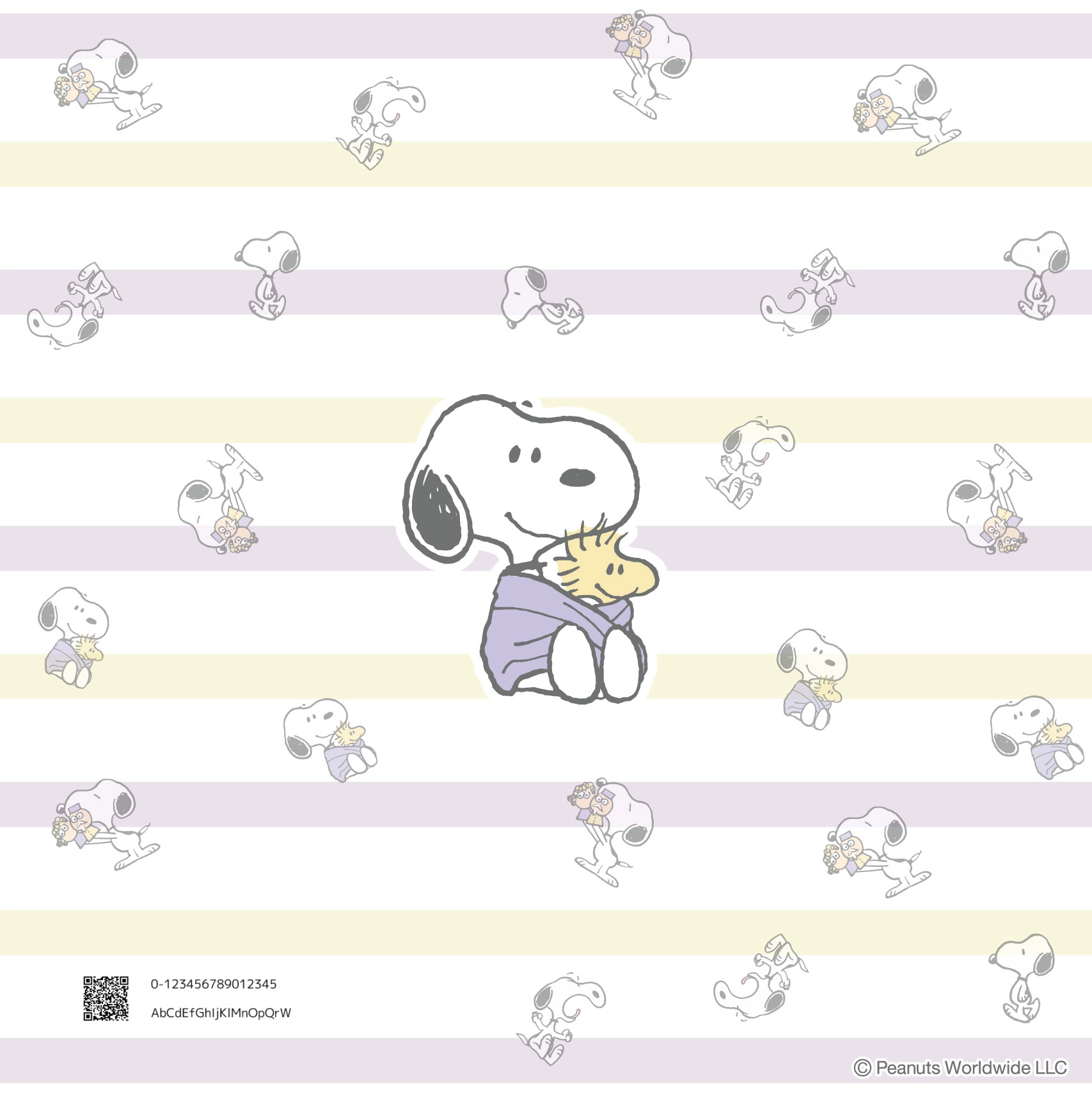 スヌーピー（ベビー）のフォトブック裏表紙