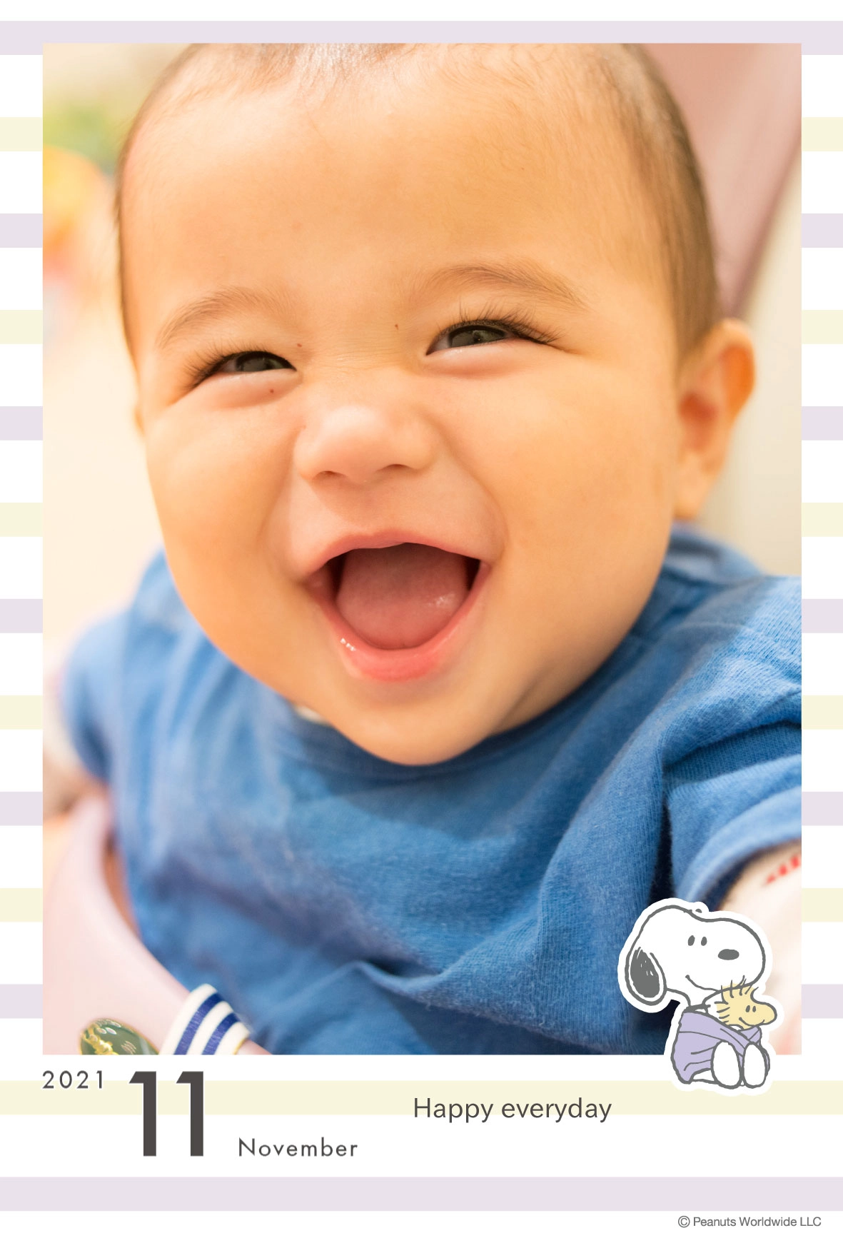スヌーピー（ベビー）のこよみフォトカレンダーなし