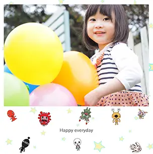 かいじゅうステップ（星）のフォトブック表紙