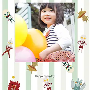 ウルトラマン（アート）のフォトブック表紙（縦写真）