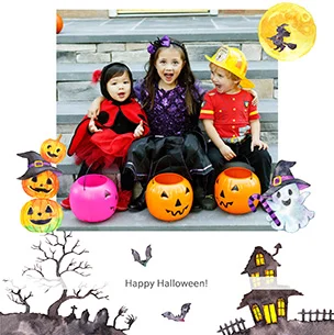 ハロウィンA（10月）のフォトブック表紙（縦写真）