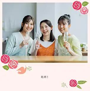 バラ（5月）のフォトブック表紙