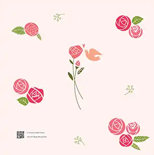 バラ（5月）のフォトブック裏表紙