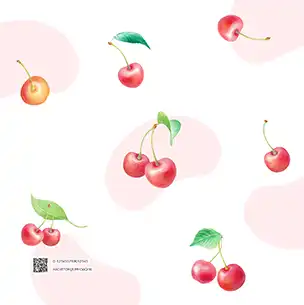さくらんぼ（2月）のフォトブック裏表紙