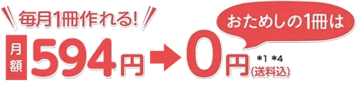 月額594円　毎月1回　送料無料*8